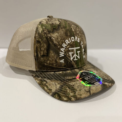 AWT camo snap-back ball cap
